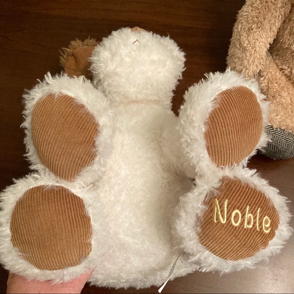 Barnsie & Noble 11” stuffed dog and bear toy plush - Picture 13 of 16